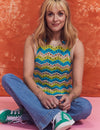 Fearne Cotton Multi Colour Crochet Tank Top