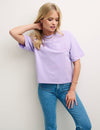 Purple Logo Graphic T-Shirt