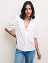 White Collared Yasmin Blouse