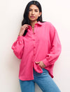 Pink Button Up Casey Shirt