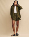 Khaki Green Oversized Shirt