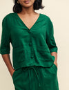 Green Short Sleeve Shirt