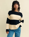 Boxy Stripe Knitted Jumper