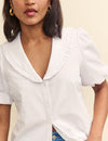 White Cotton Emmie Blouse